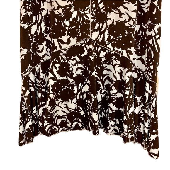 Studio M ABY Midi Skirt Women M Floral Whimsical Asymmetrical Fairygoth Flowy - Picture 3 of 9